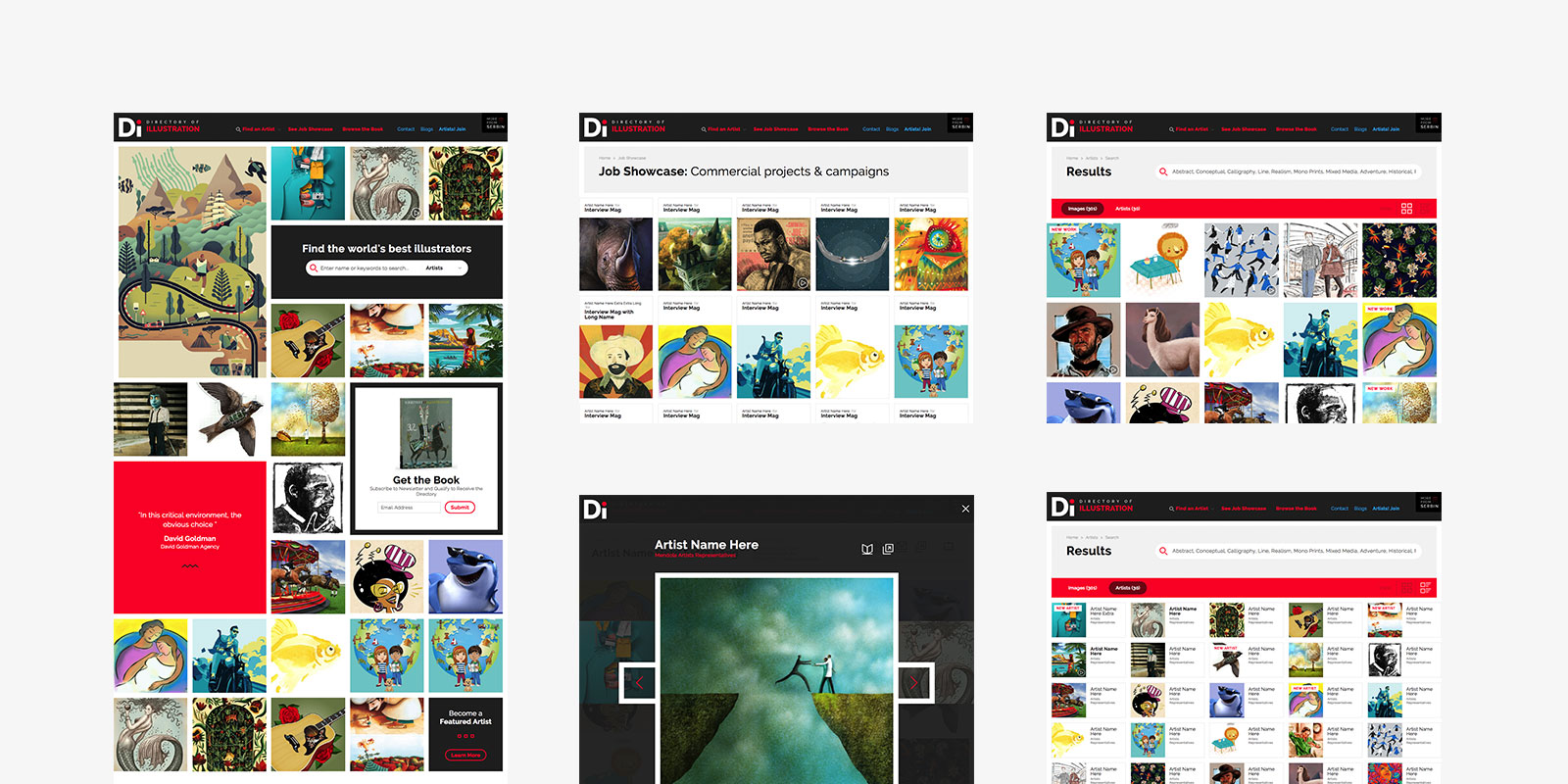 Directory of Illustration Website